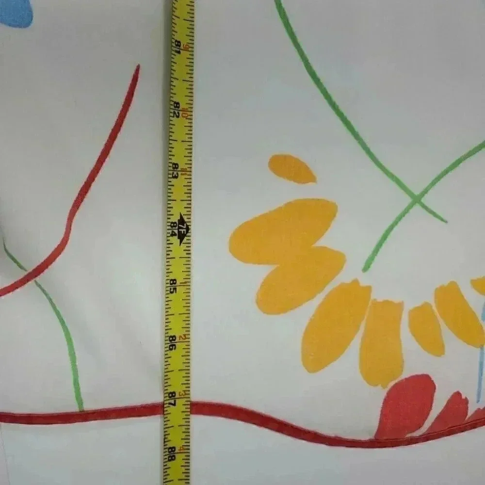 Vintage Pacific Miracle Floral Flat Sheet and Pillowcase